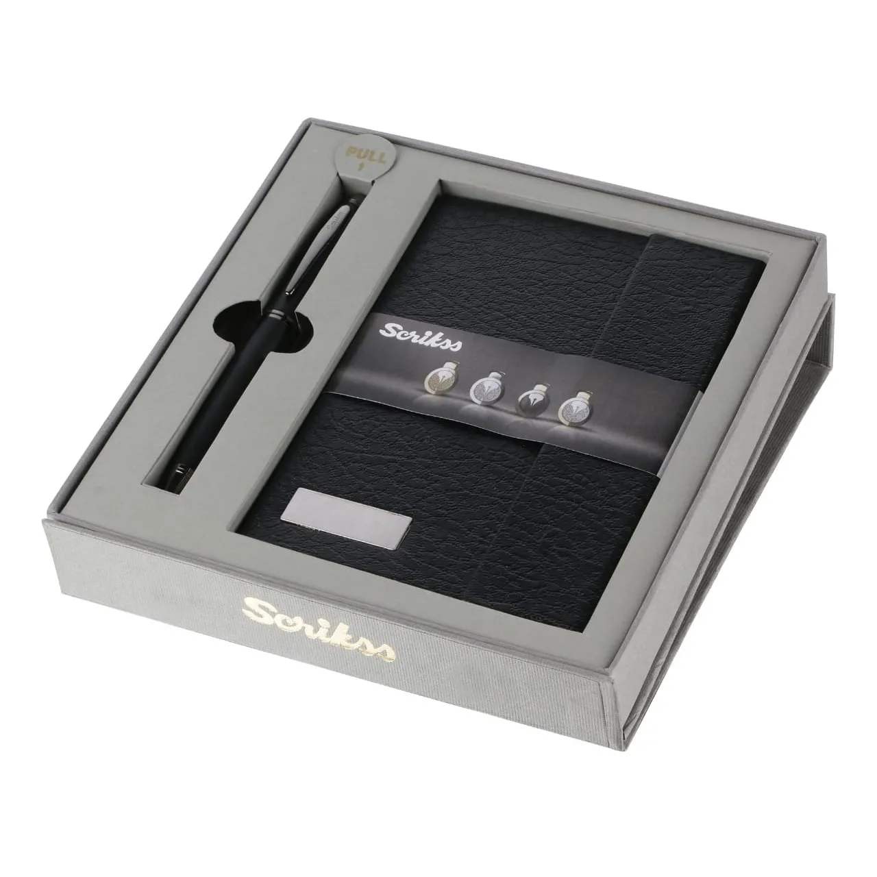 Scrikss Knight 88 Ball Point Pen Matte Black Gift Set