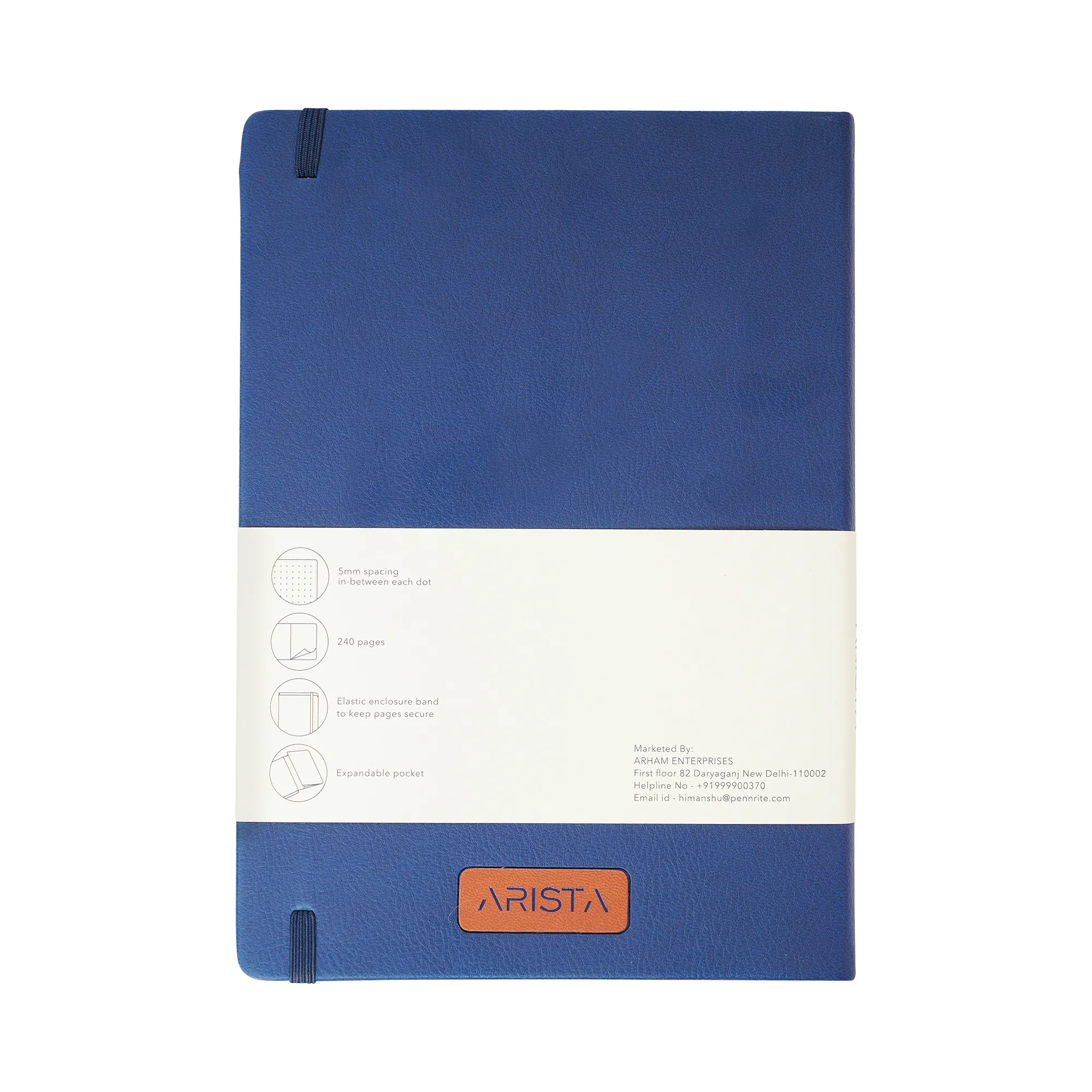 ARISTA TOMOE RIVER NOTEBOOK DOTTED 240 PAGES BLUE