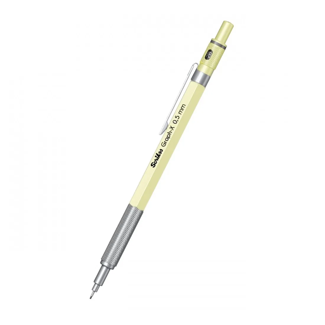Scrikss Office Graph-X Ivory Satin Chrome Plated Mechanical Pencil with 0.5mm