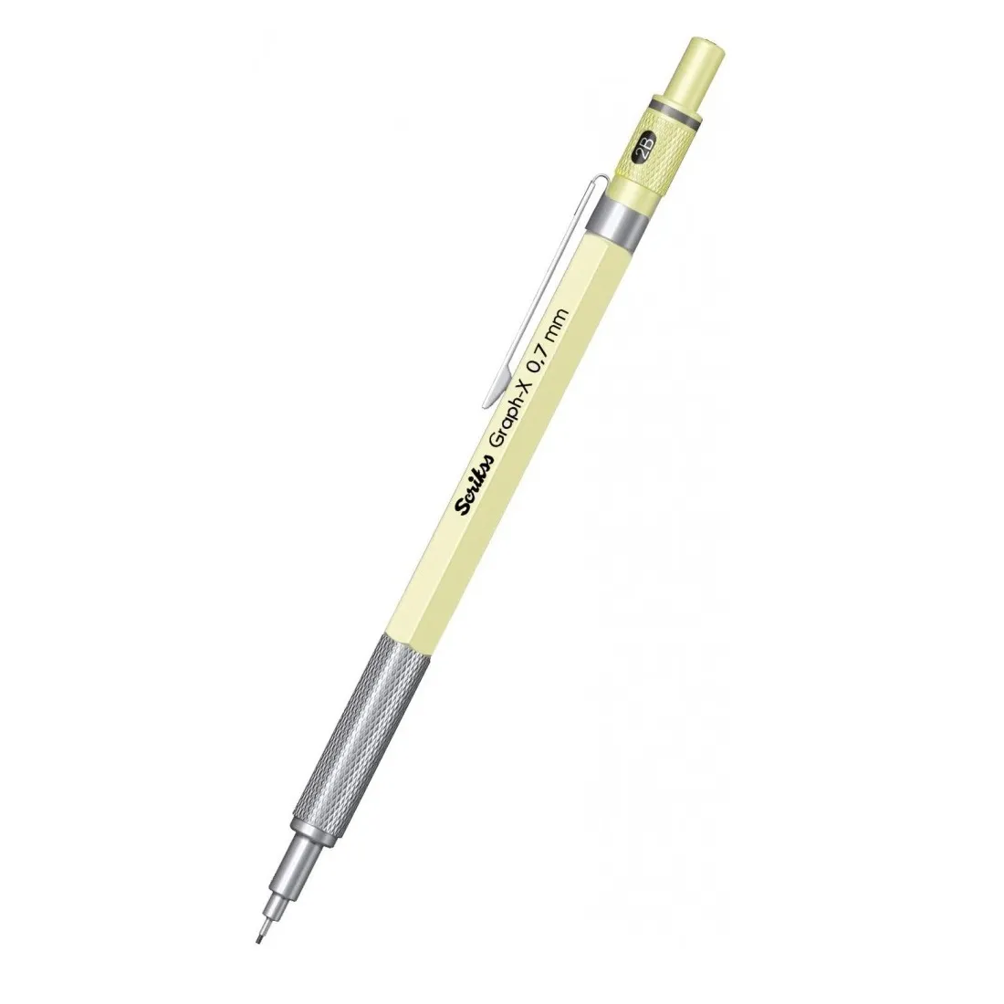 Scrikss Office Graph-X Ivory Satin Chrome Plated Mechanical Pencil With 2.0 mm