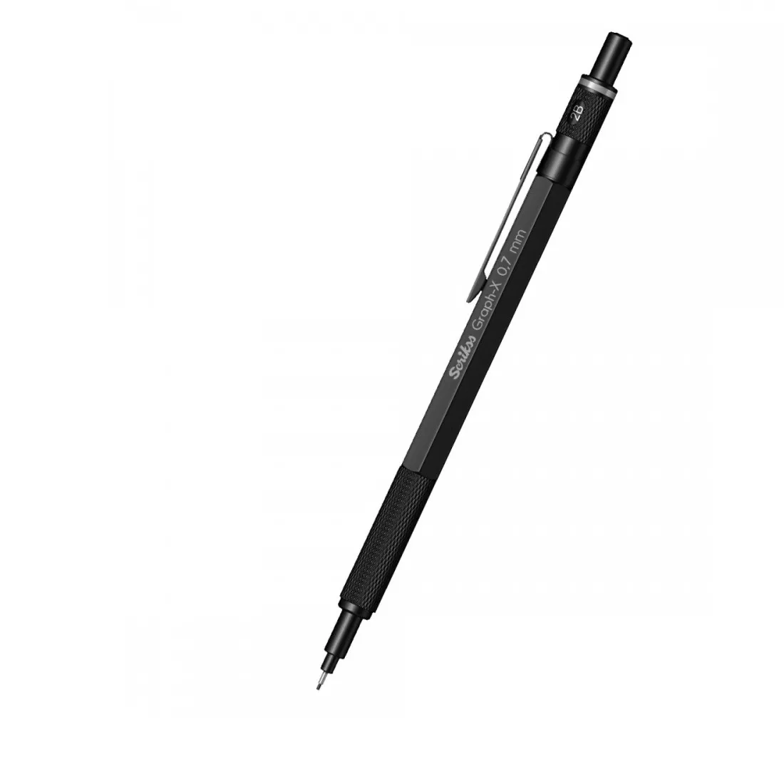 Scrikss Office Graph-X Matte Black Plated Mechanical Pencil with 0.7mm