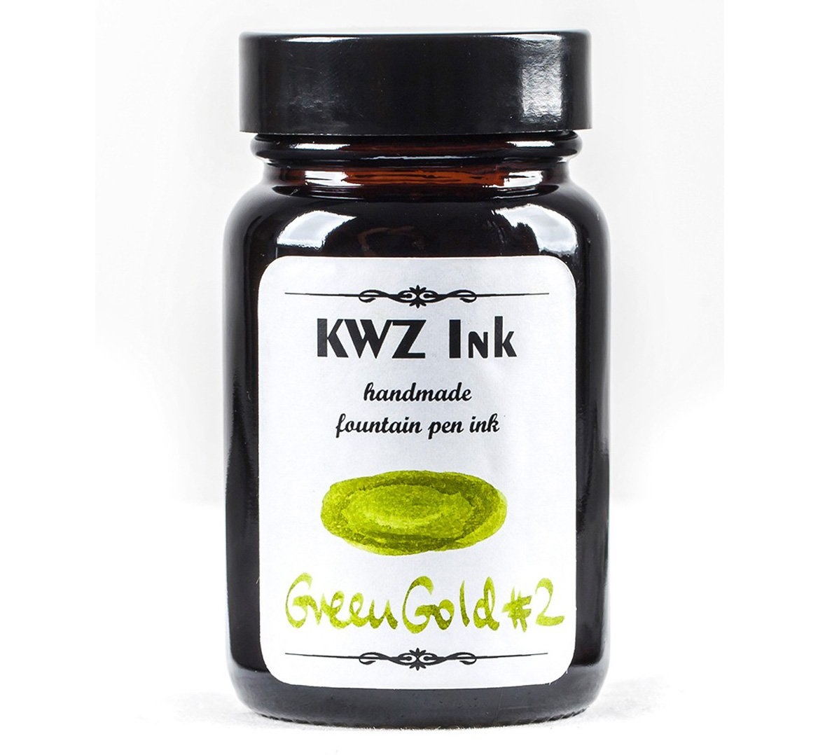 KWZ INK Handmade Fountain Pen Ink Made In Poland -4305-Green Gold #2