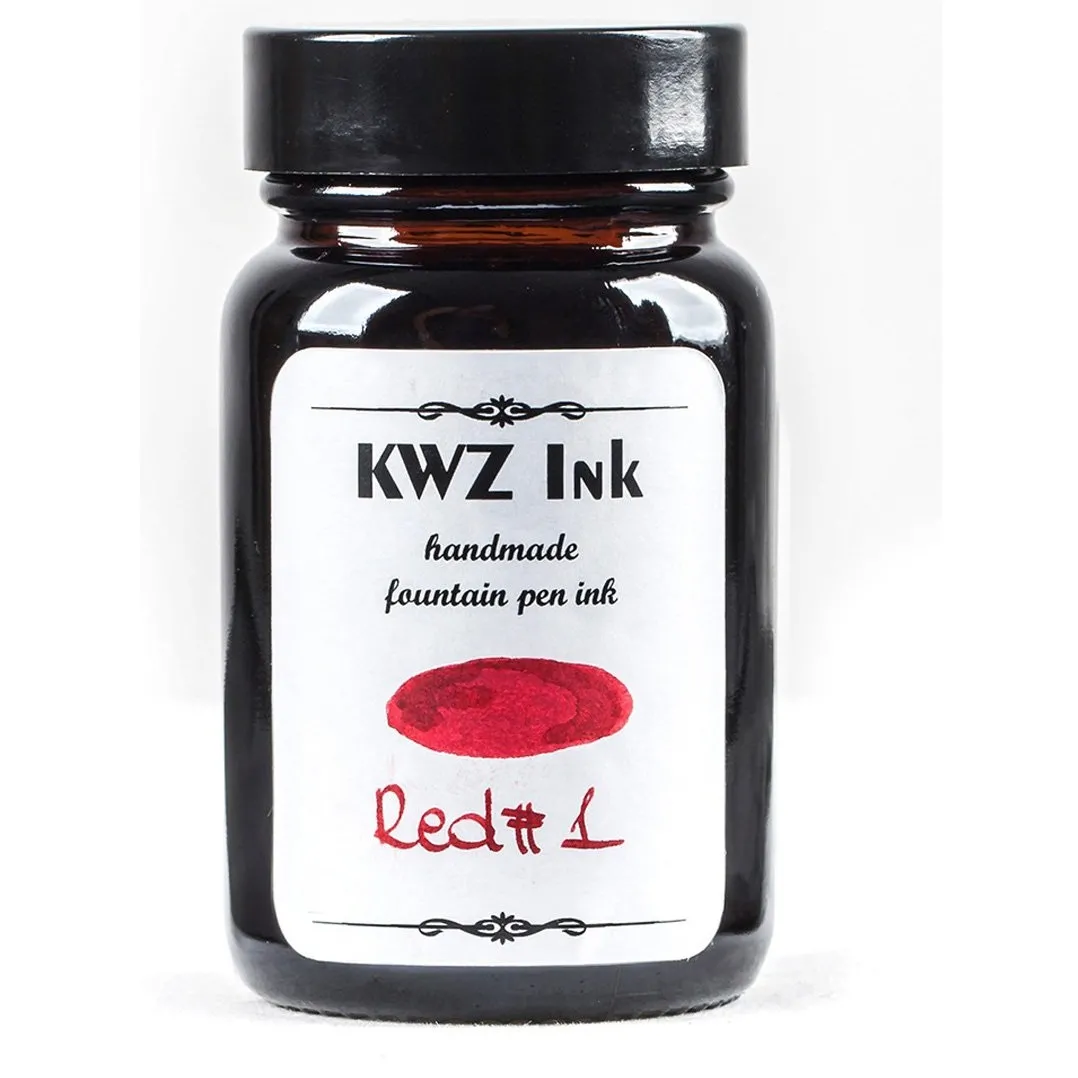 KWZ INK Handmade Fountain Pen Ink Made in Poland -4400-Red