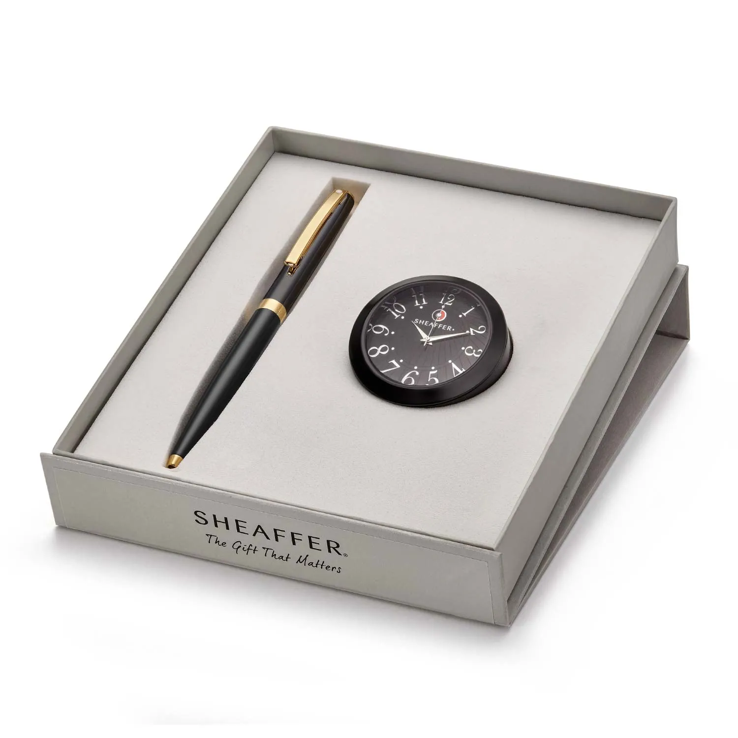 Sheaffer Sagaris 9471 Black Gold Trim Ballpoint Pen