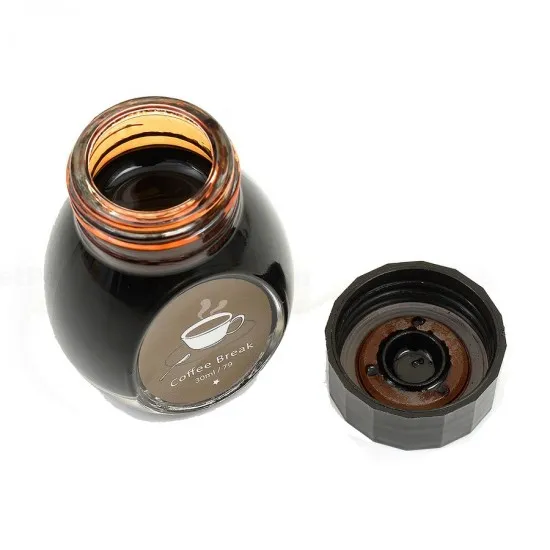 Colorverse 30ml Fountain Pen Ink Bottle - Coffee Break - Brown Ink - Joy In The Ordinary Series Dye Based, Water Resistant, Non Toxic, Made In Korea
