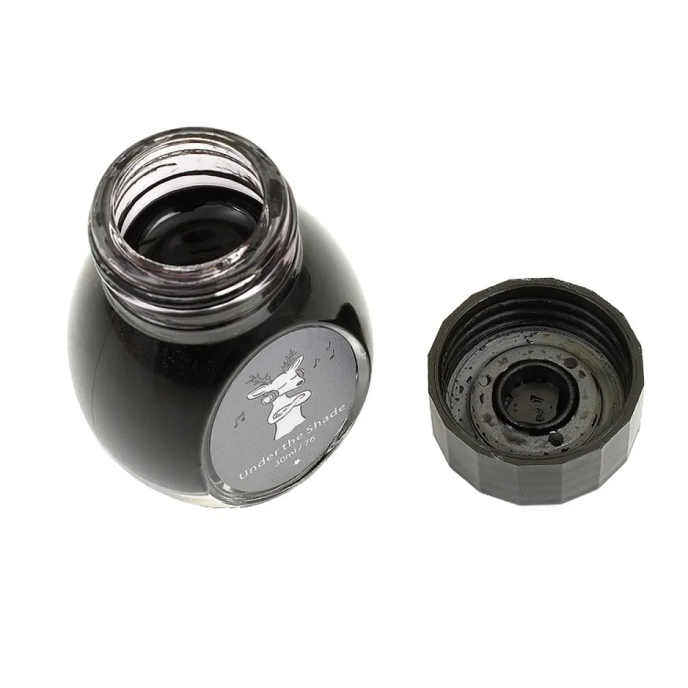 Colorverse 30ml Gray Ink - Fountain Pen Ink Bottle - Under The Shade - Joy In The Ordinary Series Dye Based, Water Resistant, Non Toxic, Made In Korea