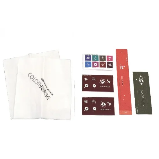 Colorverse Black Hole - Black - Fountain Pen Ink 20 Astrophysics Series, Season 2, 65ml - 15ml - 2 Bottle Set, Dye-Based, Nontoxic, Made In Korea