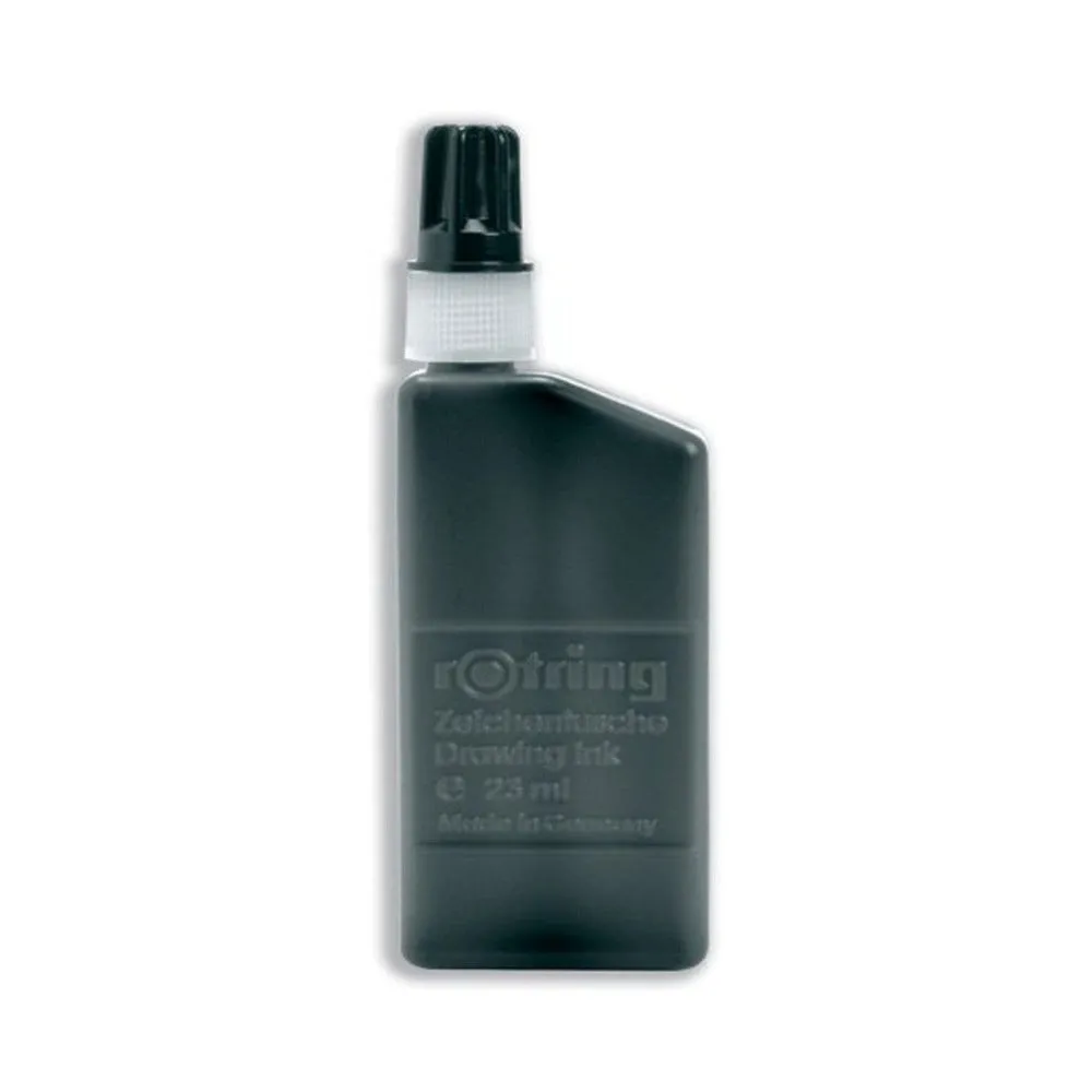 Rotring Isograph and Variant Drawing Ink - 23 ml Bottle Black