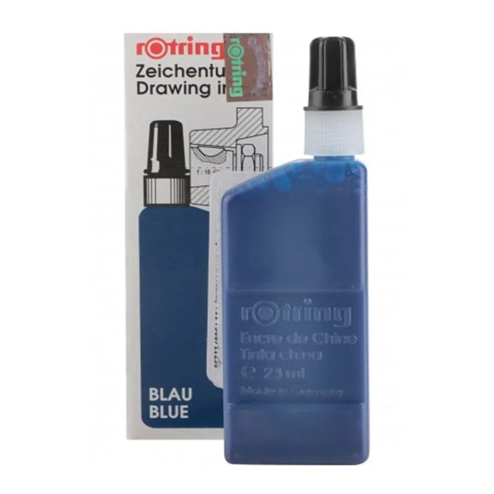 Rotring Isograph and Variant Drawing Ink - BLUE