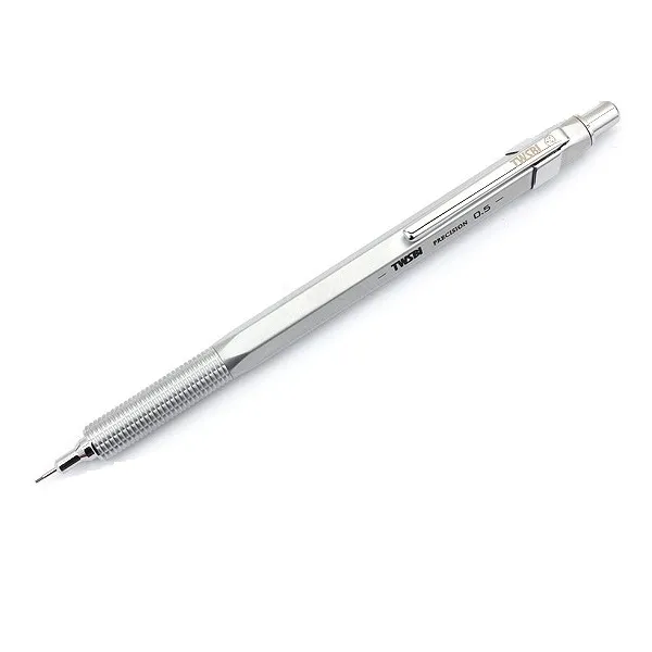 TWSBI Precision Mechanical Pencil - Retractable Tip - 0.5 mm - Silver