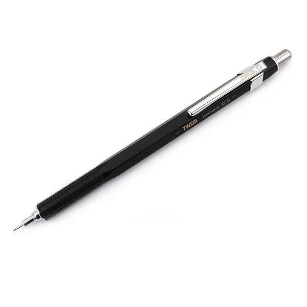 TWSBI Precision Mechanical Pencil - Retractable Tip - 0.5 mm - Black