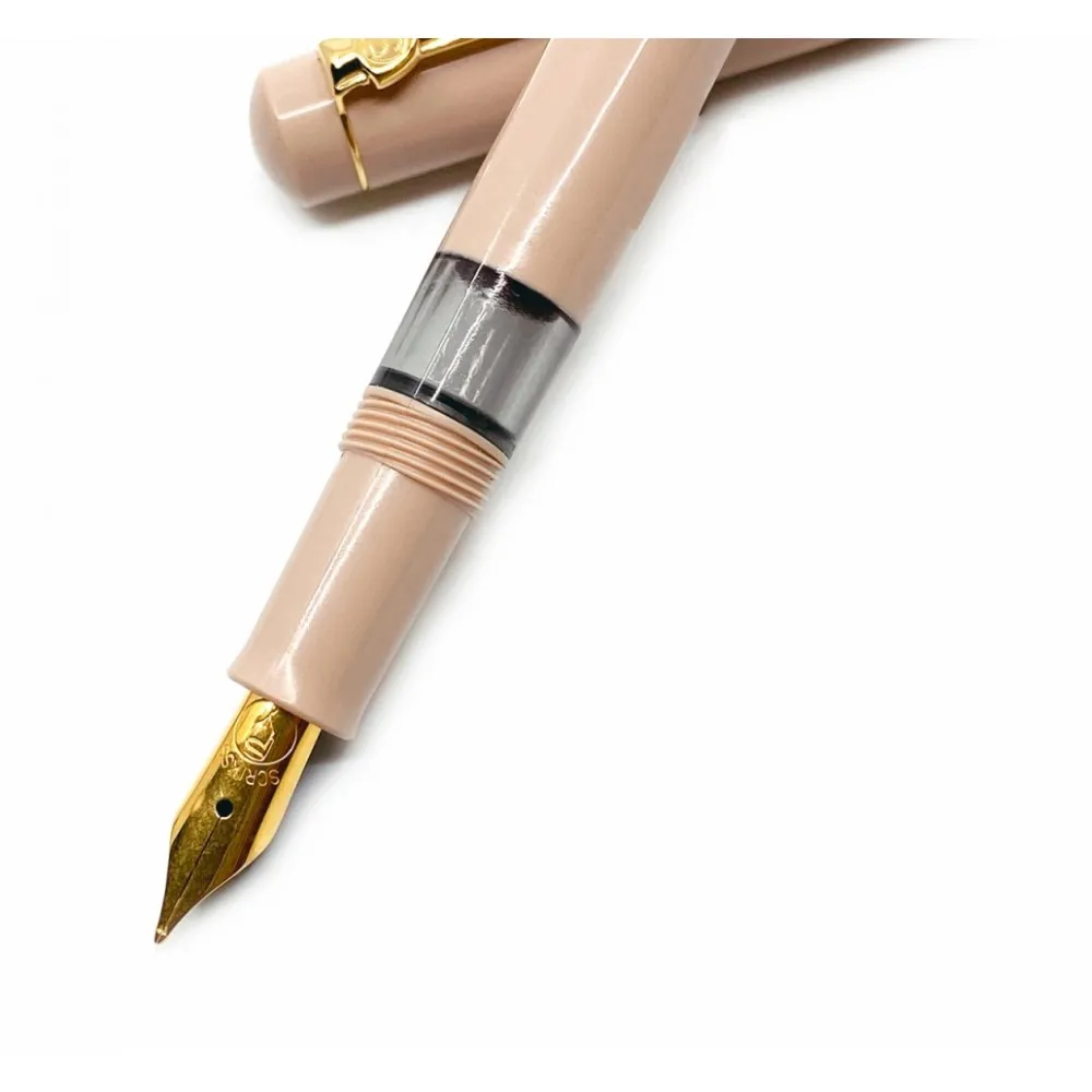 Scrikss 419 Legendary Fountain Ink Pen with Gold Plated Iridium Medium