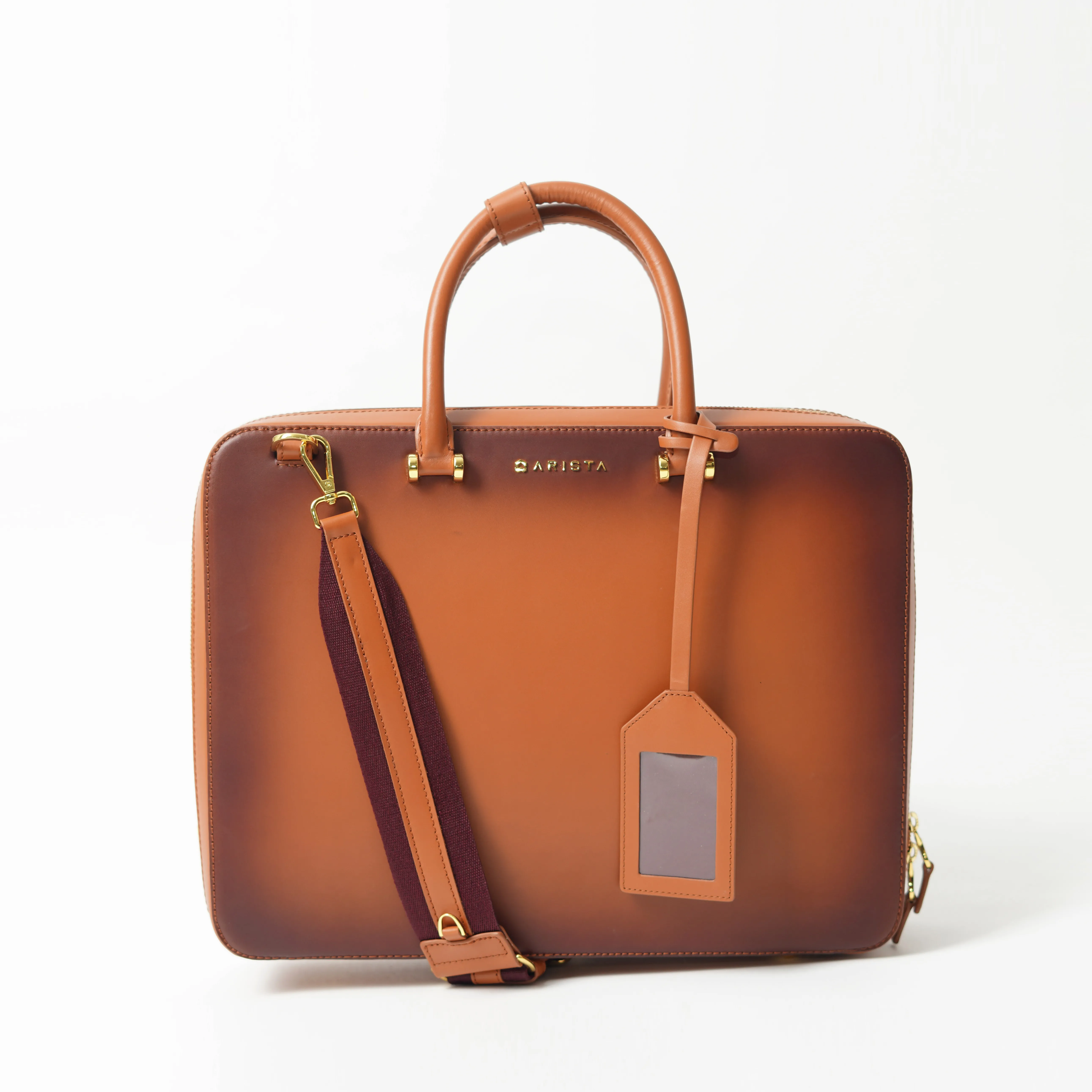 ARISTA LAPTOP BAG BROWN