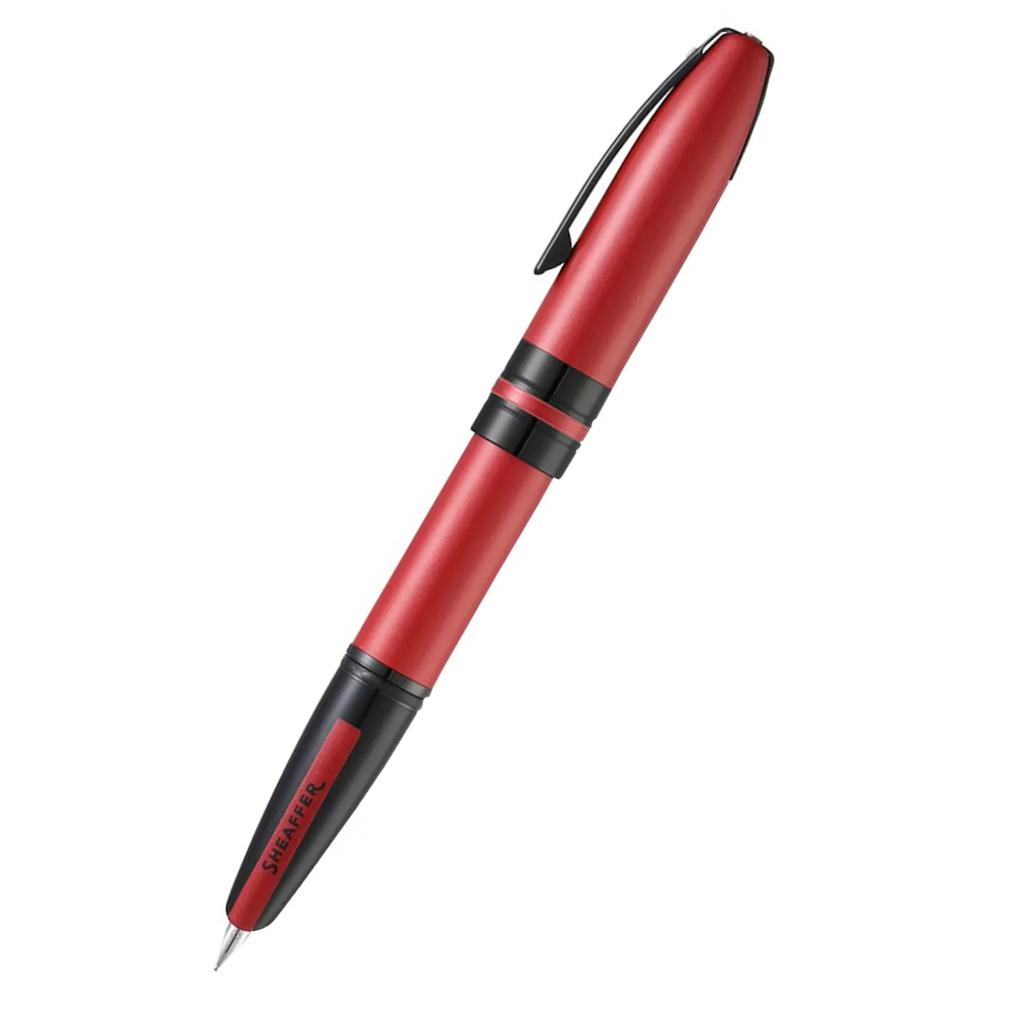 SHEAFFER Icon Red 9111 Icon with Glossy Black PVD Trim Fountain Pen Medium
