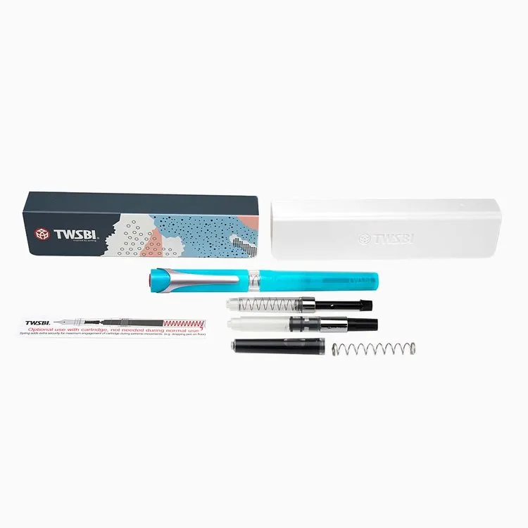 TWSBI SWIPE Fountain Pen Blue Ice Stub 1.1