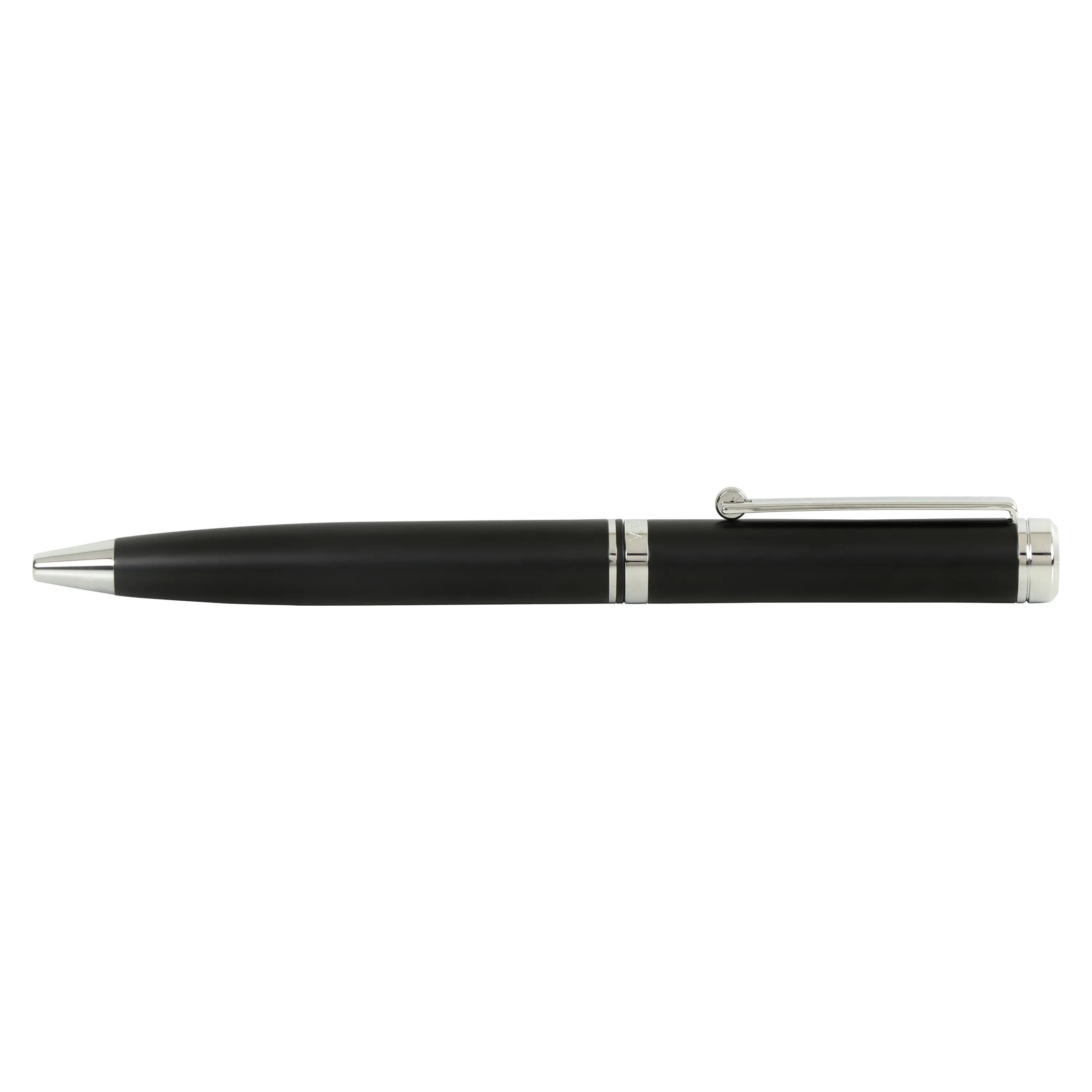 ARISTA Switch Ballpoint Pen | Black Barrel | Chrome Trim | With Elgin Watch