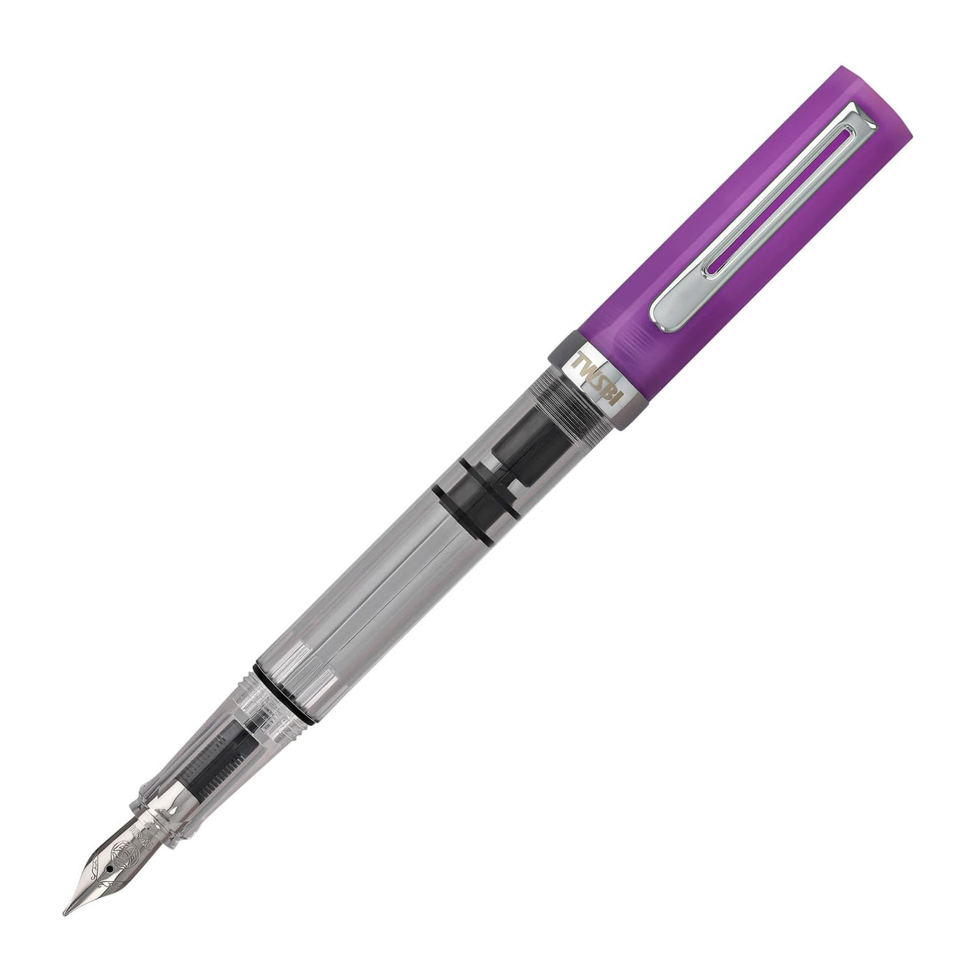 TWSBI ECO Fountain Pen Glow Purple Stub 1.1