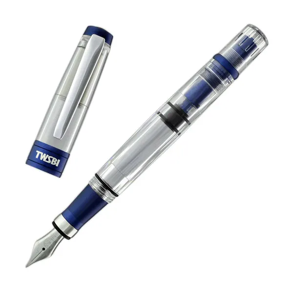 TWSBI Diamond 580ALR Navy Blue Fountain Pen - MEDIUM Nib - Limited Edition