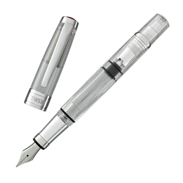 TWSBI Diamond 580AL Fountain Pen in Silver Medium