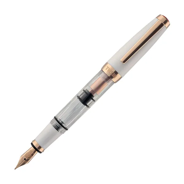 TWSBI Mini Fountain Pen In White Rose Gold Special Edition Medium