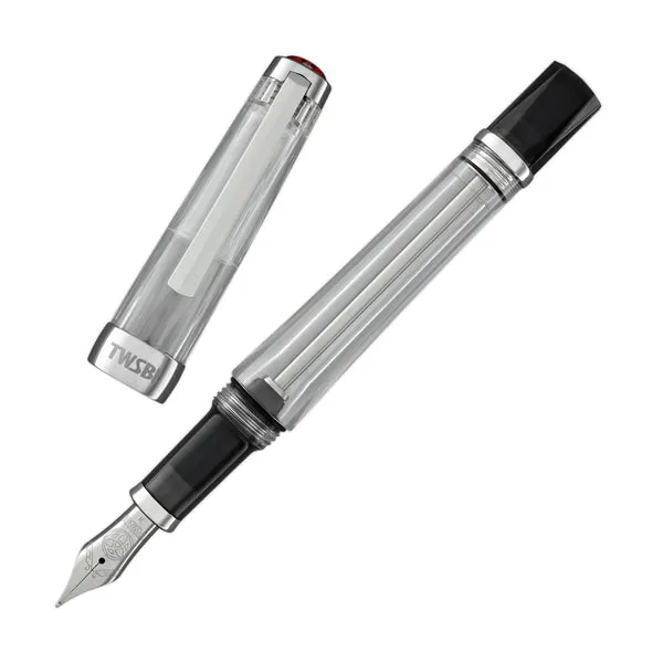 TWSBI Vac700R Fountain Pen In Clear Fine