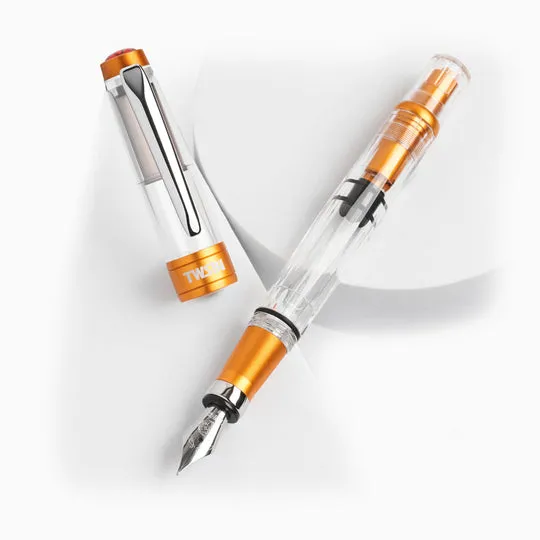TWSBI Diamond 580ALR Fountain Pen in Yellow Sunset Medium