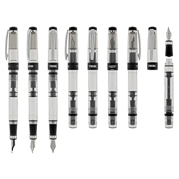 TWSBI Diamond 580ALR Fountain Pen in Black Medium