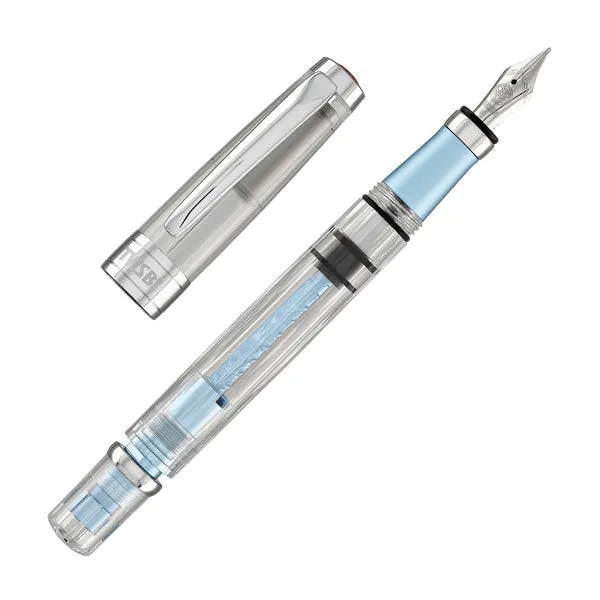 TWSBI Diamond 580AL Fountain Pen in Iceberg Blue Broad