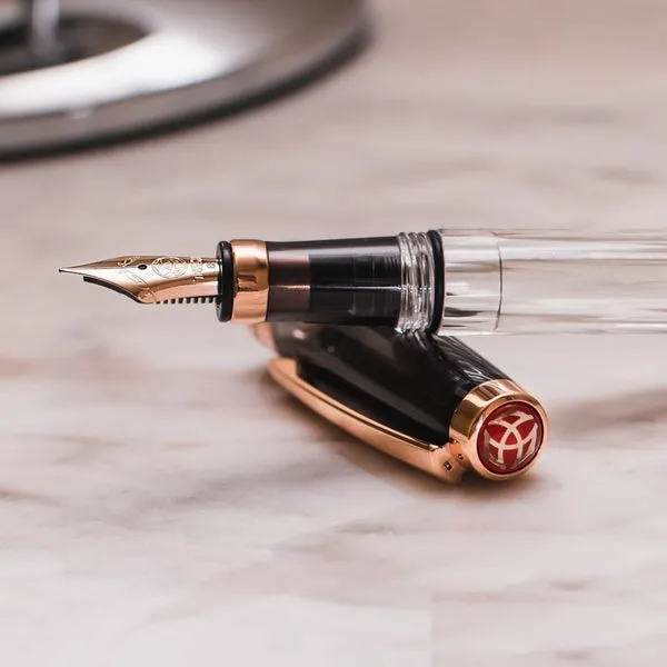 TWSBI Diamond Fountain Pen in Smoke Rose Gold Broad