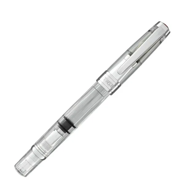 TWSBI Diamond 580AL Fountain Pen in Silver Broad