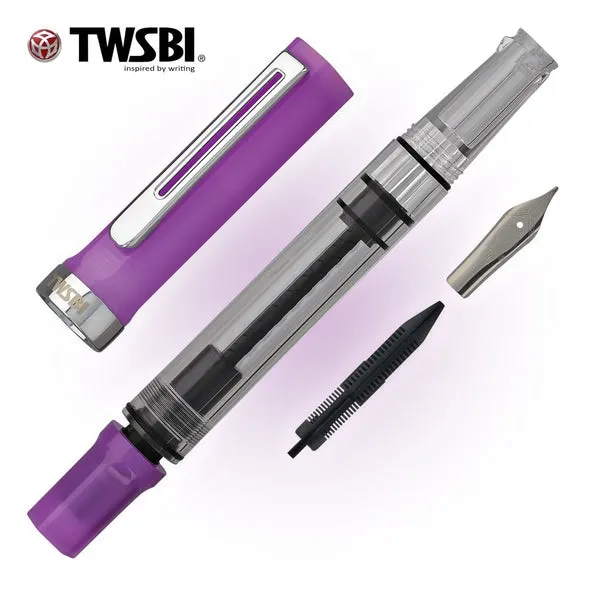 TWSBI ECO Fountain Pen Glow Purple B