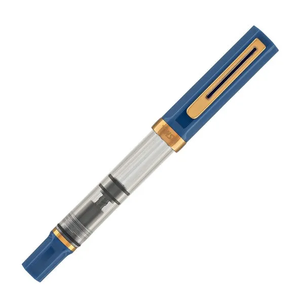 TWSBI Eco Fountain Pen In Indigo Blue With Bronze Trim Fine
