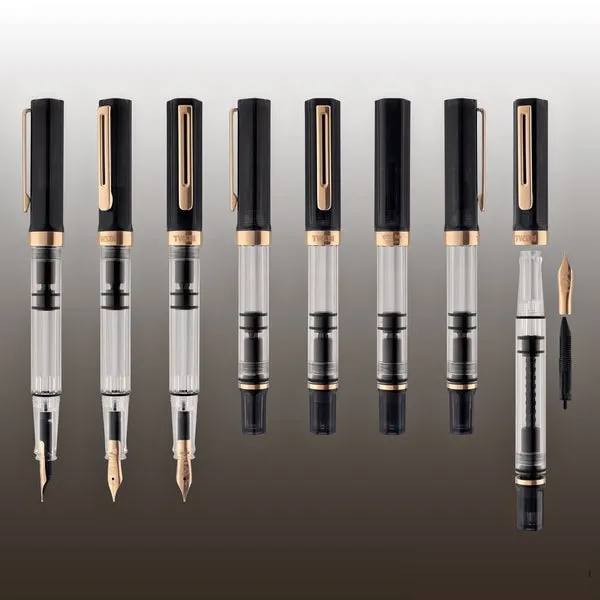 TWSBI Eco Fountain Pen in Smoke Rose Gold Extra Fine