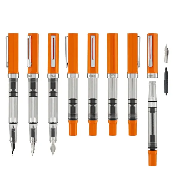 TWSBI Eco Fountain Pen in Heat Extra fine