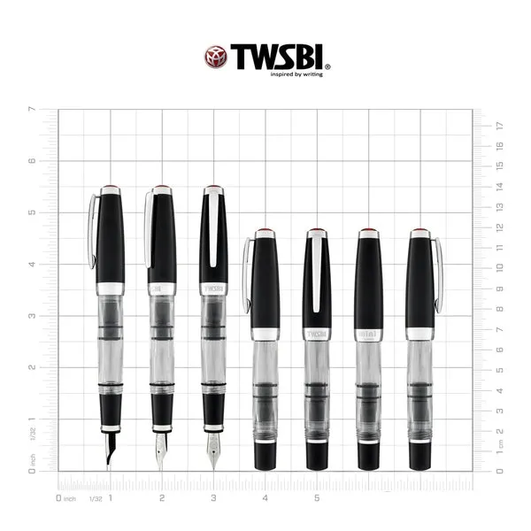 TWSBI Mini Fountain Pen in Classic Black Fine