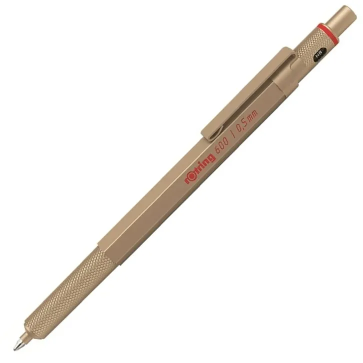 Rotring | 600 Series | Ballpoint Pen | Gold | 1.0mm