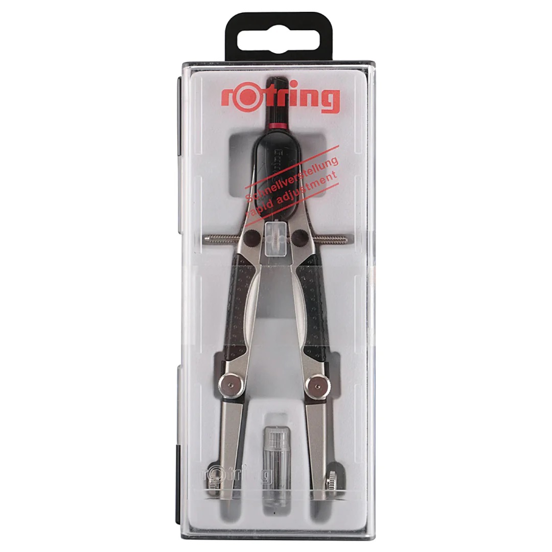 Rotring | Universal Compact | Compass Set | Adjustment For Technical | Drawing And Interior