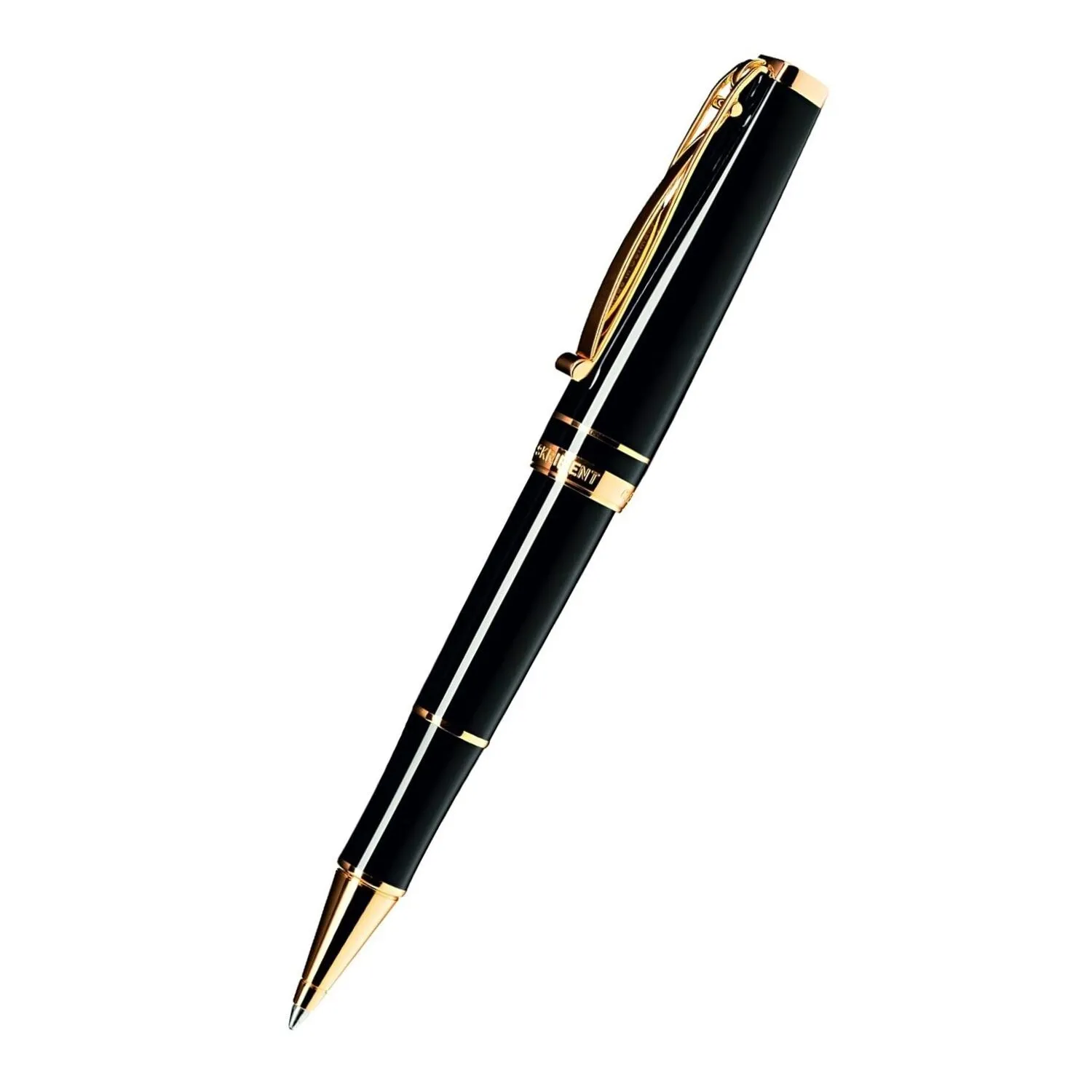 Cleo Skribent Gold - Black Ballpoint Pen 25014