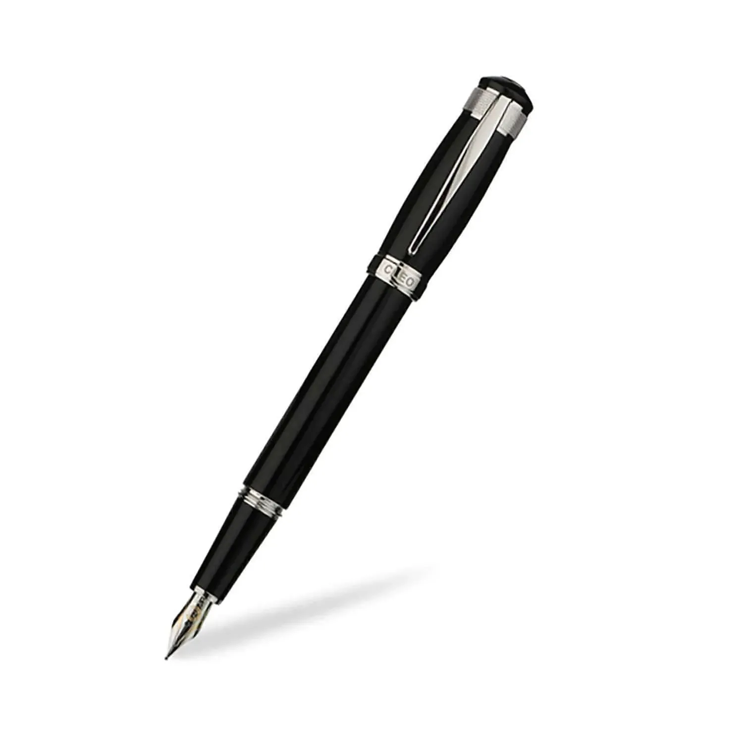 Cleo Skribent Aura Black Fountain Pen 19012 medium