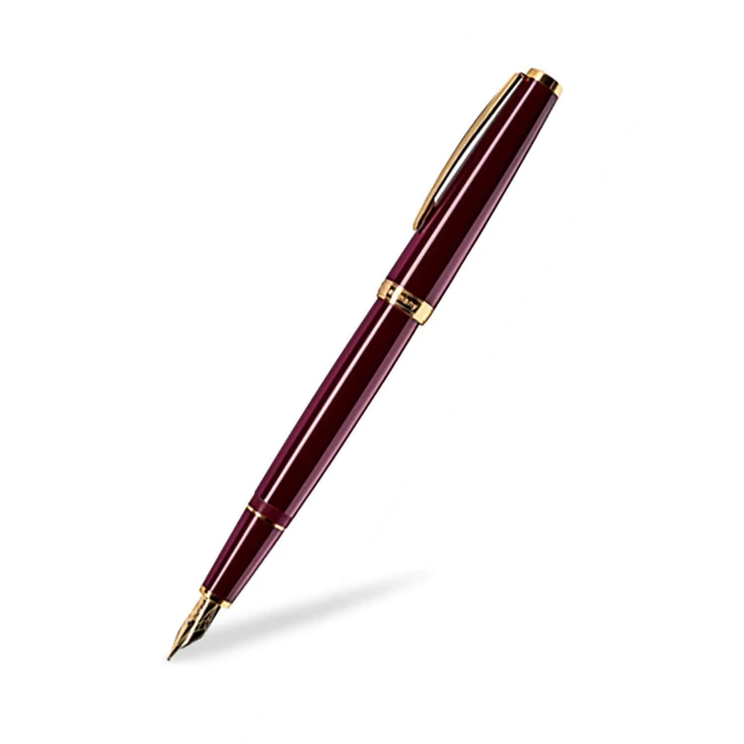 Cleo Skribent Classic Bordeaux Gold Fountain Pen medium