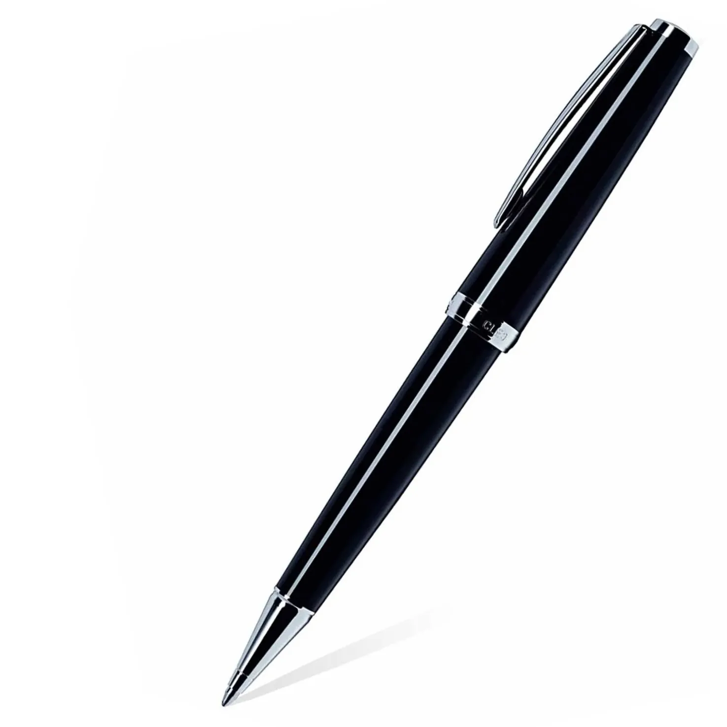 Cleo Classic Palladium Black Ballpoint Pen