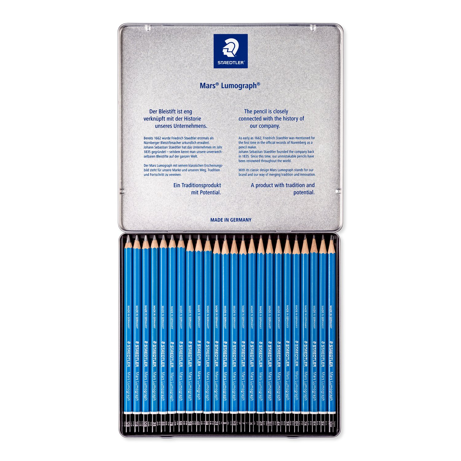 Staedtler Mars Lumograph Pencil Set - Pack Of 24