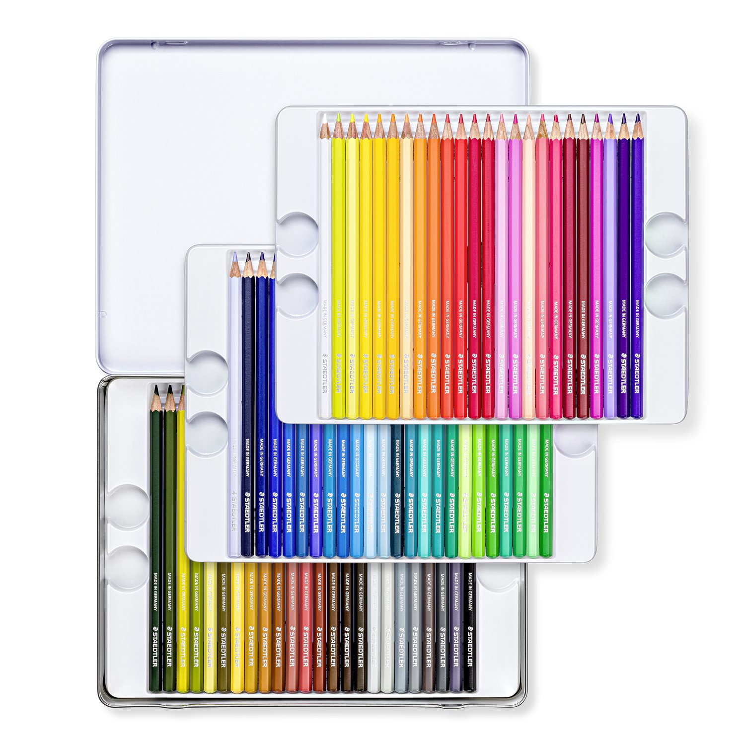 STAEDTLER Colouring Pencils Set For Kids And Adults, Shatterproof Soft Lead, Ideal For School, Colouring Books And Mandals, Multicolour Drawing Set With 72 Colouring Pencils, 146 C72