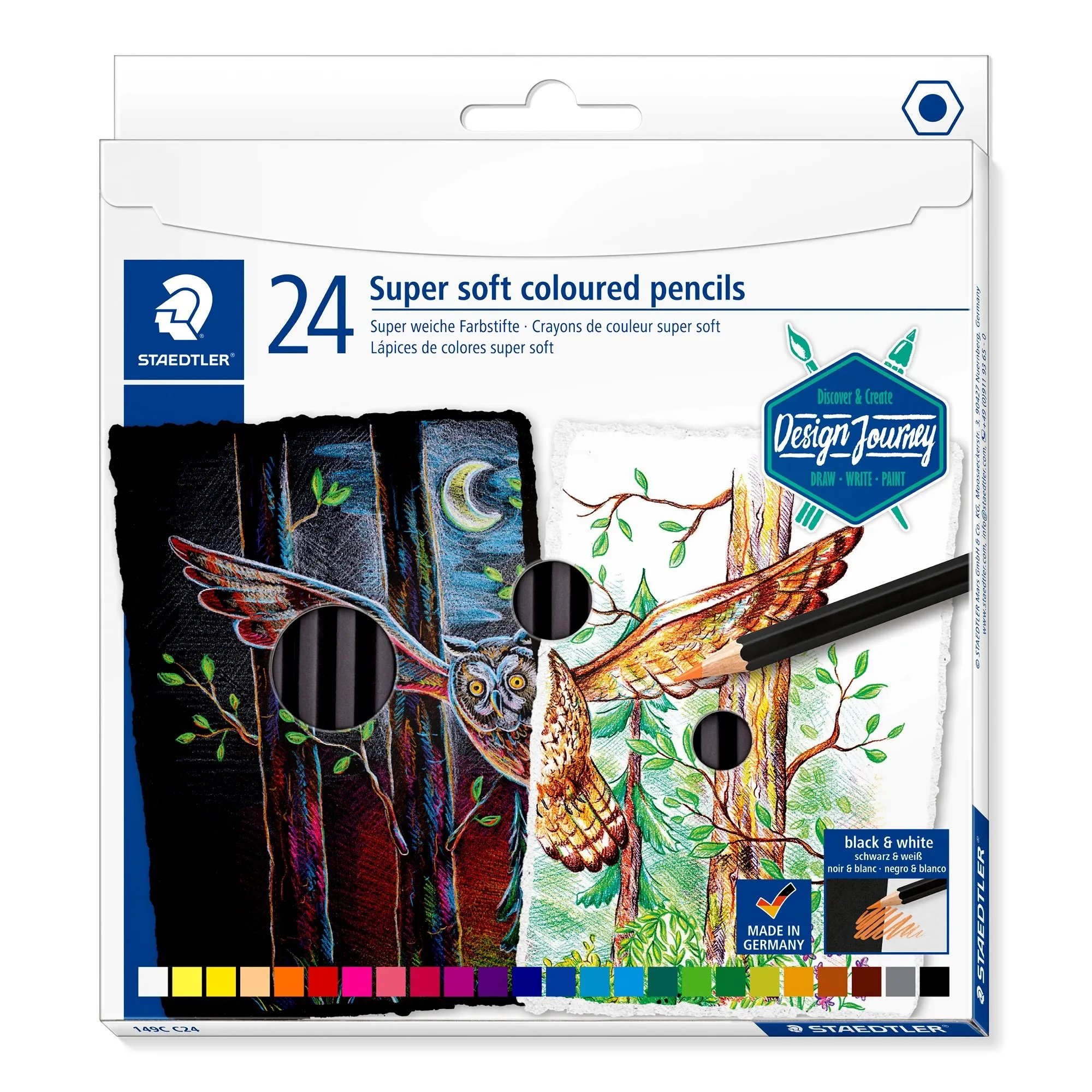 149C C24 SUPER SOFT COLOUR PENCIL