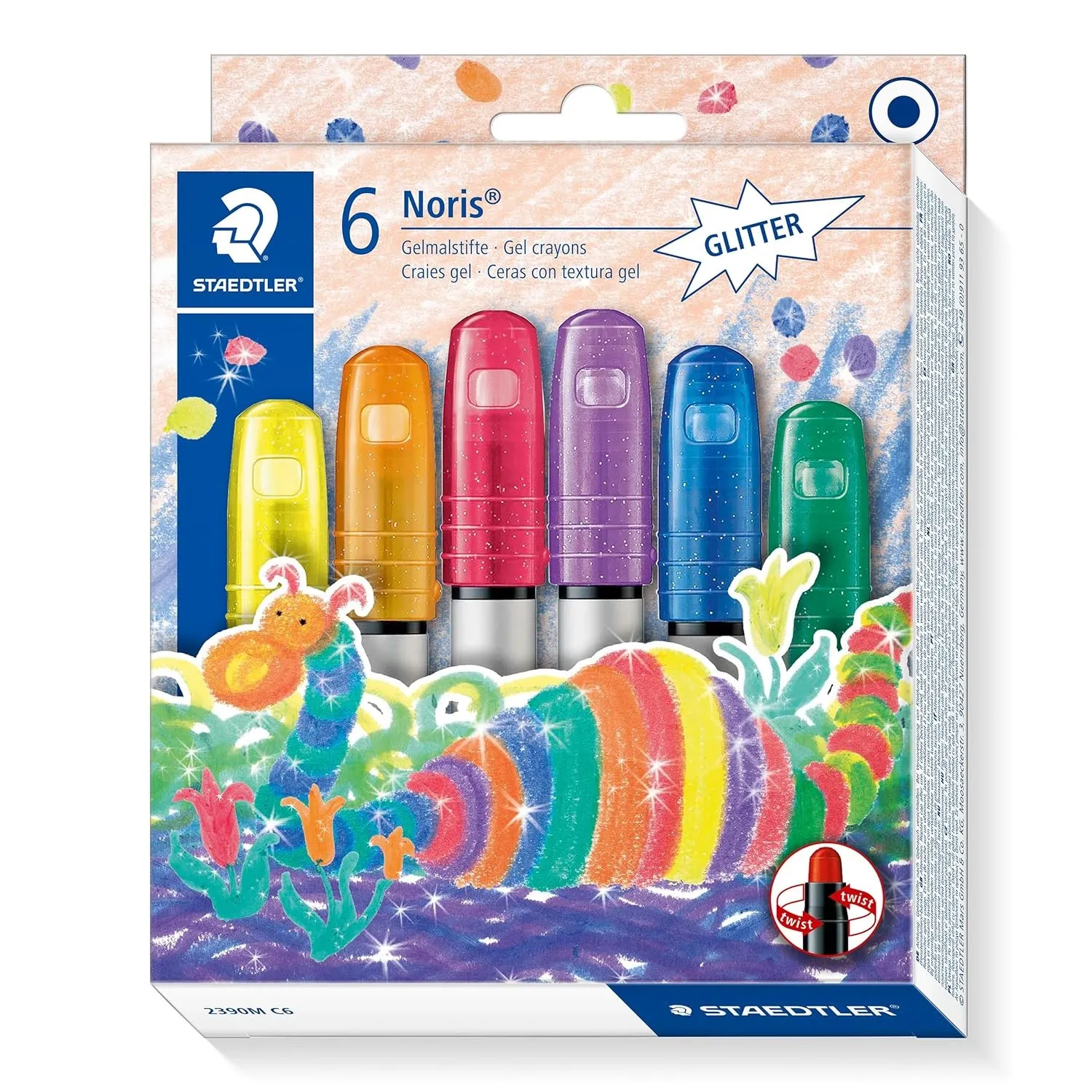 2390 C6 Noris Club Gel crayons set of 6 colours