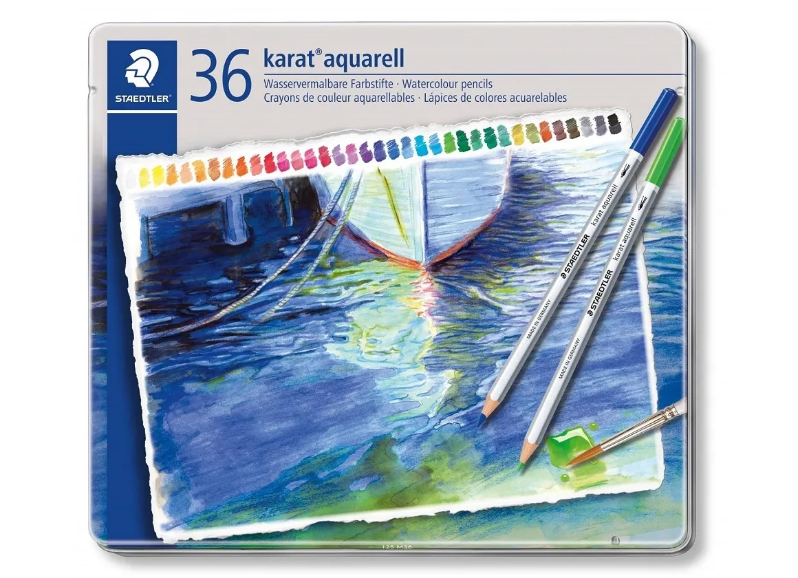 Set 125 M36 36 Colors Staedtler Dilshan Watercolor Pencil