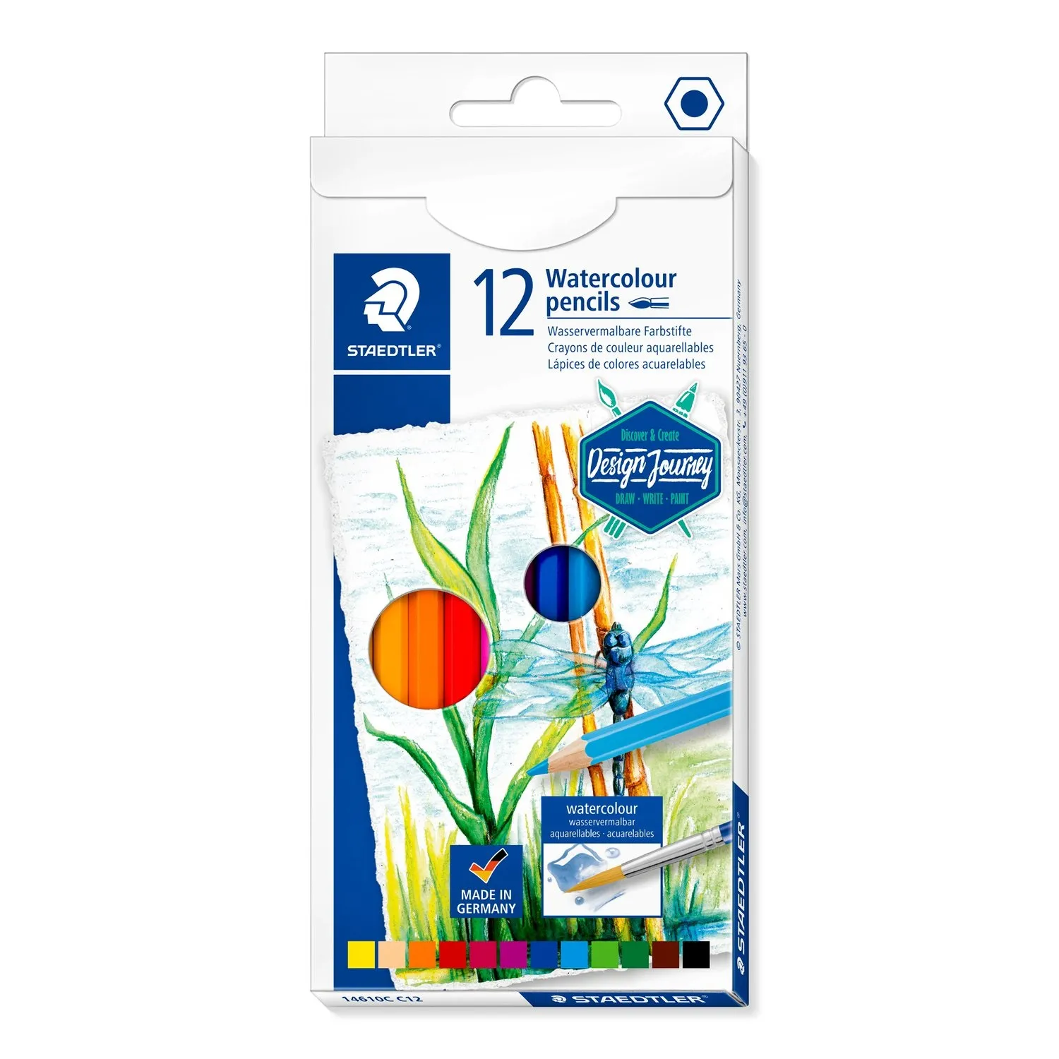146 10 CC12 STAEDTLER Aquarell Color Pencil