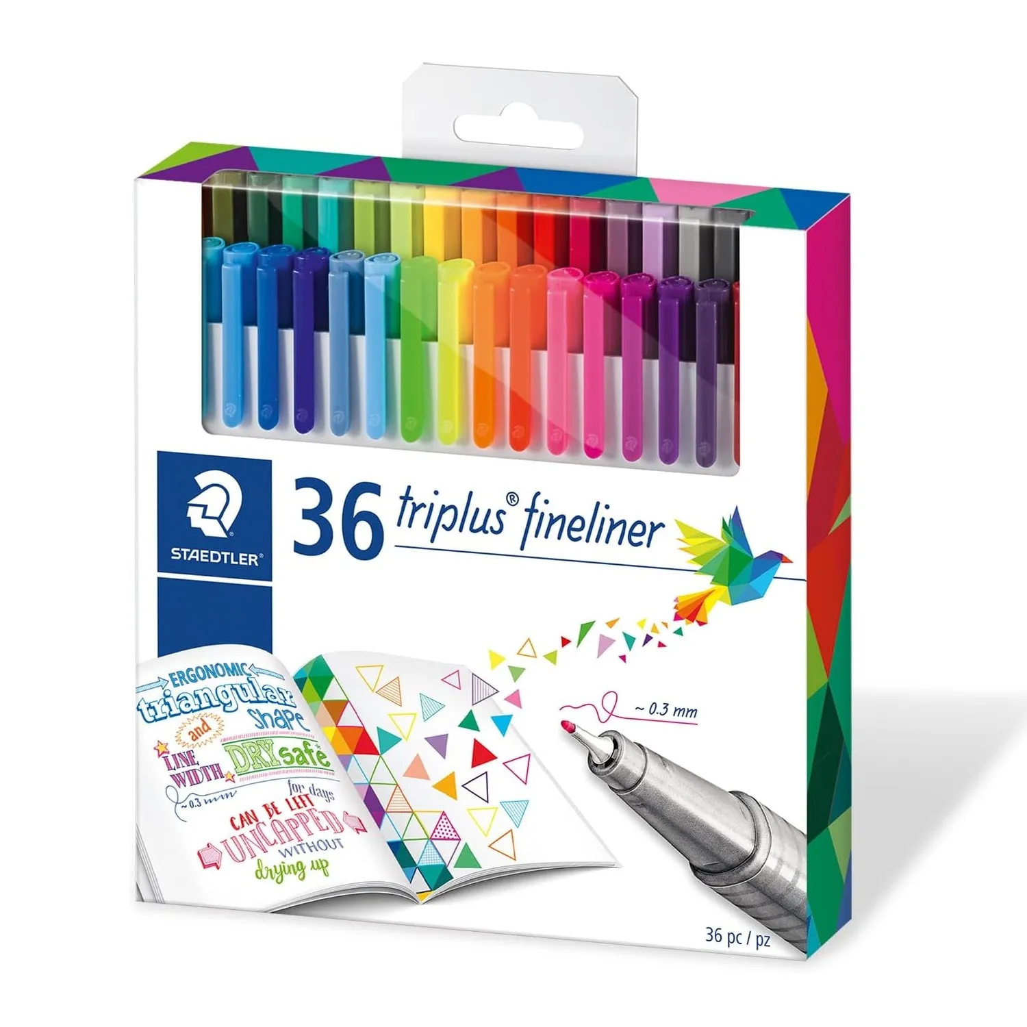 STAEDTLER 334 C36 ST Color Pen Set Assorted Colors Set of 36