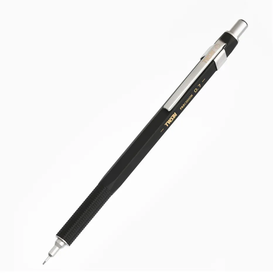 TWSBI Precision Mechanical Pencil - Retractable Tip - 0.7 mm - Black