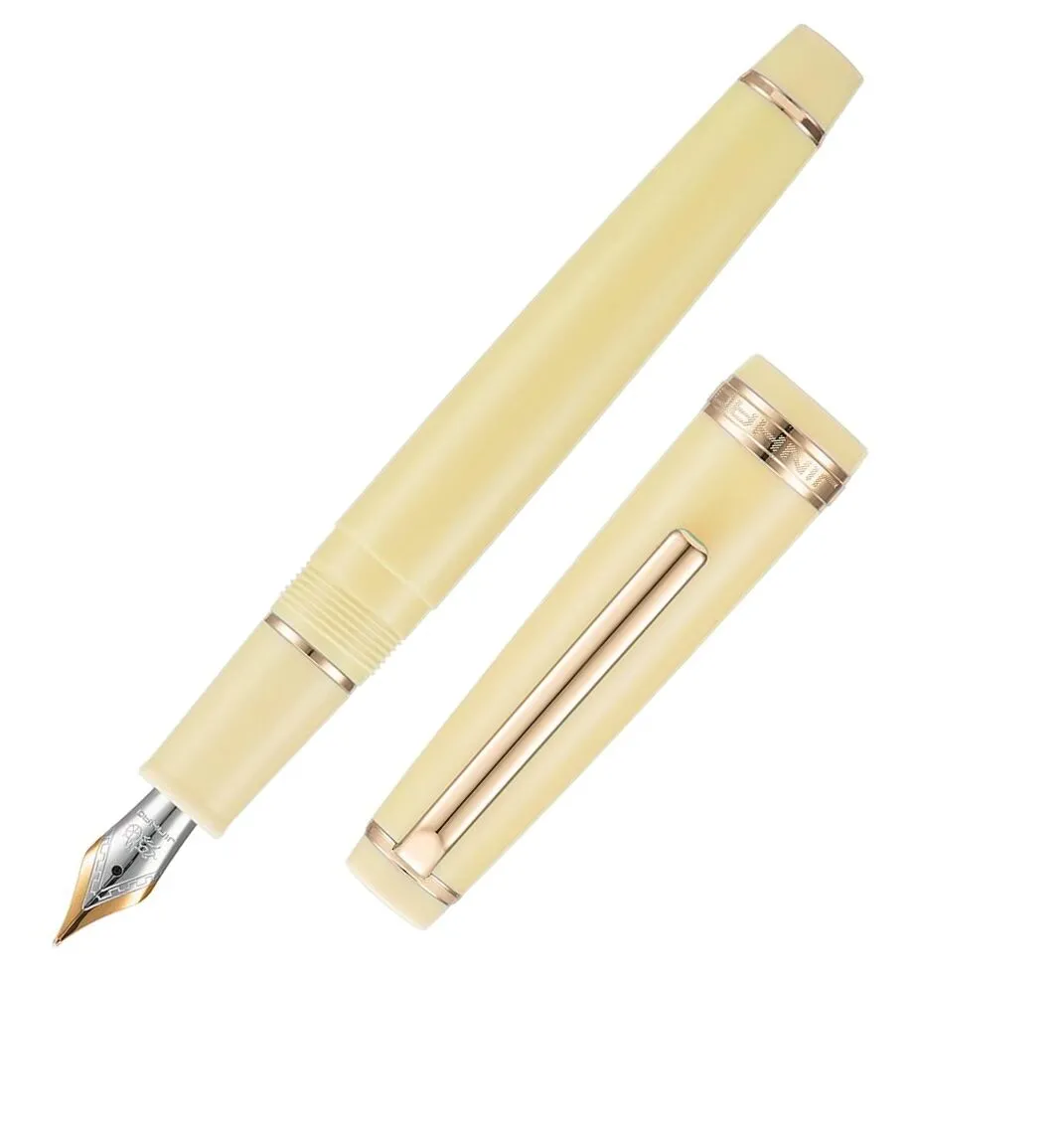 JINHAO 82 FOUNTAIN PEN YELLOW GT FP MEDIUM NIB